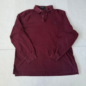 Polo-Ralph-Lauren Men's Burgundy Polo Shirt, Size XL